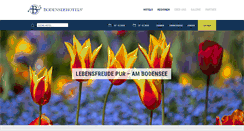 Desktop Screenshot of bodenseehotels.com
